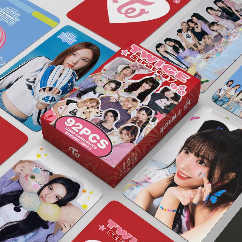 Amazon.com: Yuto 92 pcs twice new album Strategy twice postcard